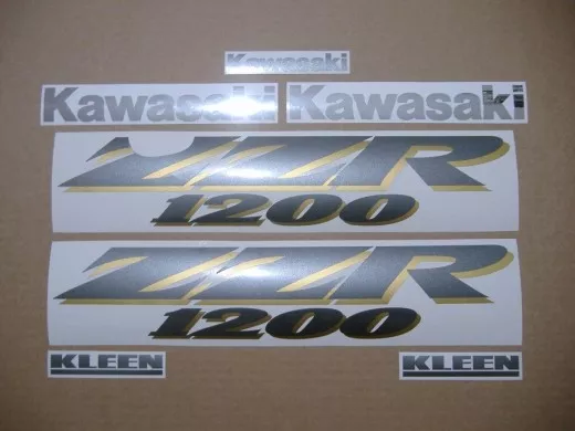 Kawasaki ZZR 1200 2004 - Silber Version - Dekorset