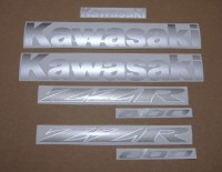 Kawasaki ZZR 600 2006 - Schwarz Version - Dekorset