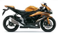 Suzuki GSX-R 750 2009 - Schwarz/Gold Version - Dekorset