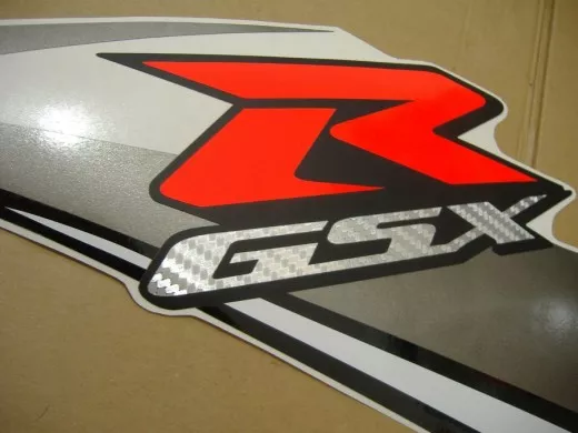 Suzuki GSX-R 750 2009 - Weiß/Blaue Version - Dekorset