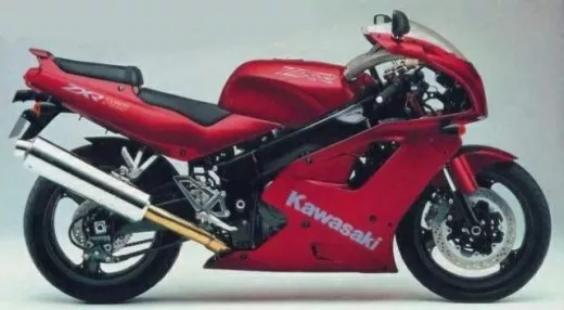 Kawasaki ZXR 750 1993 - Rote Version - Ersatzaufkleber "ZXR"