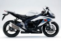 Suzuki GSX-R 750 2010 - White/Blue Version - Decalset