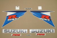 Suzuki GSX-R 750 2010 - Weiß/Blaue Version - Dekorset