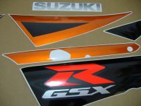 Suzuki GSX-R 1000 2003 - Orange/Schwarze Version - Dekorset