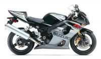 Suzuki GSX-R 1000 2004 - Grau/Schwarze Version - Dekorset