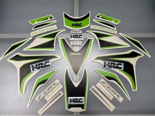 Honda CBR 1000RR 2008-2011 - HRC - Grün/Schwarz Custom-Dekorset