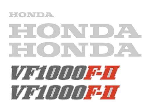 Honda VF1000 F2 - Dekorset