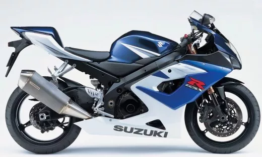 Suzuki GSX-R 1000 2005 - Weiß/Blaue Version - Dekorset