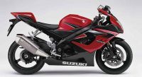 Suzuki GSX-R 1000 2006 - Rot/Schwarze Version - Dekorset