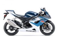 Suzuki GSX-R 1000 2006 - Weiß/Blaue Version - Dekorset