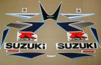 Suzuki GSX-R 1000 2006 - Weiß/Blaue Version - Dekorset