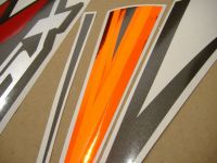 Suzuki GSX-R 1000 2007 - Orange/Schwarze Version - Dekorset