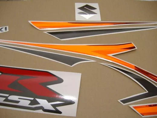 Suzuki GSX-R 1000 2007 - Orange/Schwarze Version - Dekorset