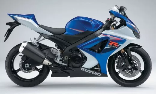 Suzuki GSX-R 1000 2007 - Weiß/Blaue Version - Dekorset