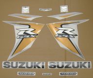 Suzuki GSX-R 1000 2008 - Schwarz/Gold Version - Dekorset