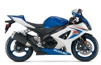 Suzuki GSX-R 1000 2008 - Weiß/Blaue Version - Dekorset