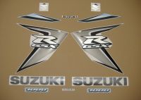 Suzuki GSX-R 1000 2008 - Weiße Version - Dekorset