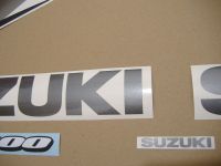 Suzuki GSX-R 1000 2008 - Weiße Version - Dekorset