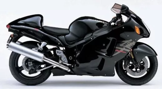 Suzuki Hayabusa 2003 - Schwarze Version - Dekorset