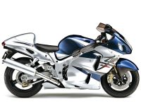 Suzuki Hayabusa 2005 - Dunkelblau/Silber Version - Dekorset