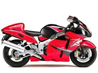 Suzuki Hayabusa 2005 - Rot/Schwarze Version - Dekorset