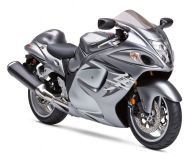 Suzuki Hayabusa 2009 - Grau/Silber Version - Dekorset