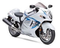 Suzuki Hayabusa 2009 - White/Blue Version - Decalset