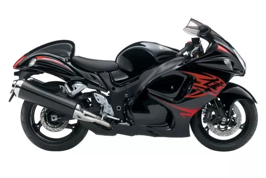 Suzuki Hayabusa 2010 - Schwarz/Rote Version - Dekorset