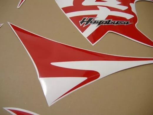 Suzuki Hayabusa 2010 - Schwarz/Rote Version - Dekorset