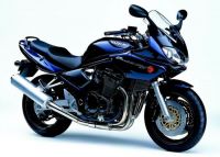 Suzuki Bandit 1200S 2002 - Dunkelblaue Version - Dekorset