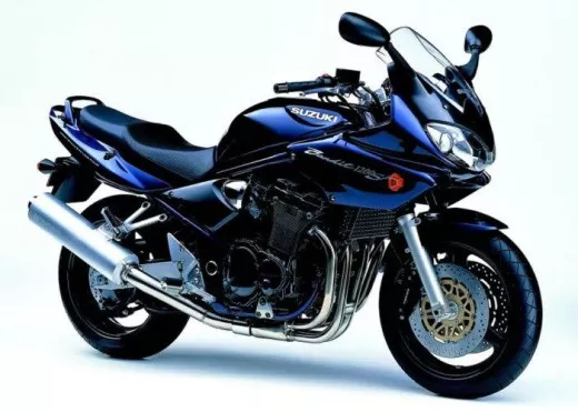 Suzuki Bandit 1200S 2002 - Dunkelblaue Version - Dekorset