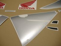 Honda CBR 600RR 2005 - Schwarz/Silber Version - Dekorset