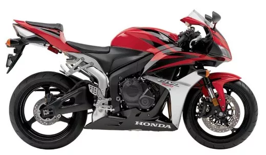 Honda CBR 600RR 2007 - Rote US Version - Dekorset