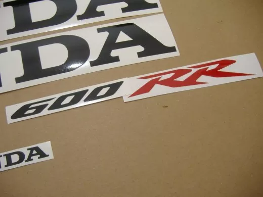 Honda CBR 600RR 2008 - Silber Version - Dekorset