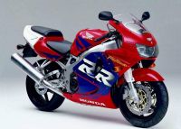 Honda CBR 919RR 1998 - Rot/Lila Version - Dekorset