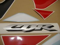 Honda CBR 929RR 2001 - Weiß/Rote Version - Dekorset