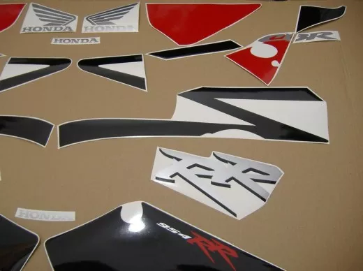 Honda CBR 954RR 2002 - Schwarz/Rote Version - Dekorset