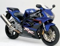 Honda CBR 954RR 2003 - Blaue Version - Dekorset