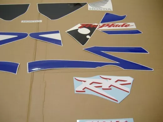 Honda CBR 954RR 2003 - Blaue Version - Dekorset