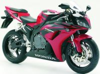 Honda CBR 1000RR 2006 - Schwarz/Rote Version - Dekorset