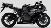 Honda CBR 1000RR 2007 - Black/Grey EU Version - Decalset