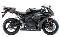 Honda CBR 1000RR 2007 - Schwarz/Graue US Version - Dekorset