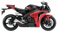 Honda CBR 1000RR 2010 - Rot/Schwarze Version - Dekorset