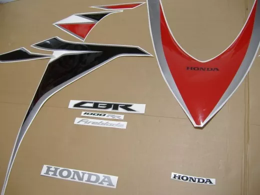 Honda CBR 1000RR 2010 - Rot/Schwarze Version - Dekorset