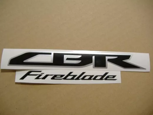 Honda CBR 1000RR 2010 - Weiß/Schwarze Version - Dekorset