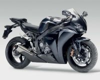 Honda CBR 1000RR 2009 ABS - Schwarze Version - Dekorset