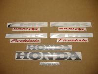 Honda CBR 1000RR 2014 - Schwarze Version - Dekorset