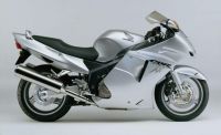 Honda CBR 1100XX 2004 - Silber Version - Dekorset
