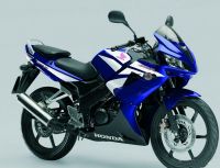 Honda CBR 125R 2007 - Blue Version - Decalset