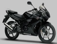 Honda CBR 125R 2008 - Black/Grey Version - Decalset